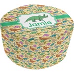 Dinosaurs Round Pouf Ottoman (Personalized)