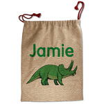 Dinosaurs Santa Sack - Front (Personalized)