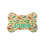 Dinosaurs Bone Shaped Dog Food Mat (Small) (Personalized)