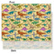 Dinosaurs Tissue Paper - Lightweight - Medium - Front & Back