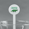 Dinosaurs White Plastic 7" Stir Stick - Round - Main