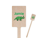 Dinosaurs Rectangle Wooden Stir Sticks (Personalized)