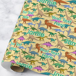 Dinosaurs Wrapping Paper Roll - Large - Matte (Personalized)