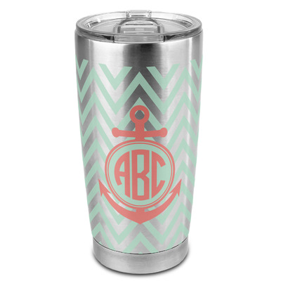 20 Oz Tumbler Engraved With Anchor