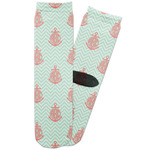 Chevron & Anchor Adult Crew Socks (Personalized)