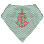 Chevron & Anchor Bandana Bib (Personalized)