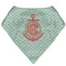 Chevron & Anchor Bandana Folded Flat