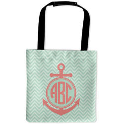 Chevron & Anchor Auto Back Seat Organizer Bag (Personalized)