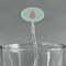 Chevron & Anchor Clear Plastic 7" Stir Stick - Oval - Main