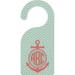 Chevron & Anchor Door Hanger (Personalized)