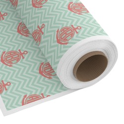 Chevron & Anchor Fabric by the Yard - PIMA Combed Cotton (Personalized)
