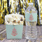 Chevron & Anchor French Fry Favor Box - w/ Water Bottle