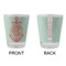 Chevron & Anchor Glass Shot Glass - Standard - APPROVAL