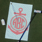 Chevron & Anchor Golf Towel Gift Set (Personalized)