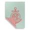 Chevron & Anchor House Flags - Double Sided - FRONT FOLDED