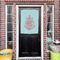 Chevron & Anchor House Flags - Double Sided - (Over the door) LIFESTYLE