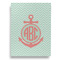 Chevron & Anchor House Flags - Single Sided - FRONT