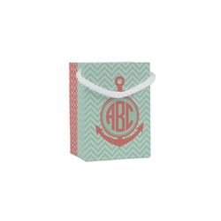 Chevron & Anchor Jewelry Gift Bags - Gloss (Personalized)