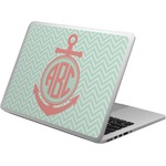 Chevron & Anchor Laptop Skin - Custom Sized (Personalized)