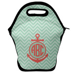 Chevron & Anchor Lunch Bag w/ Monogram