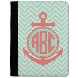 Chevron & Anchor Notebook Padfolio w/ Monogram