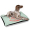 Chevron & Anchor Outdoor Dog Beds - Large - IN CONTEXT