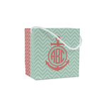 Chevron & Anchor Party Favor Gift Bags - Gloss (Personalized)