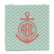 Chevron & Anchor Party Favor Gift Bag - Matte - Front