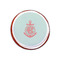 Chevron & Anchor Printed Icing Circle - XSmall - On Cookie