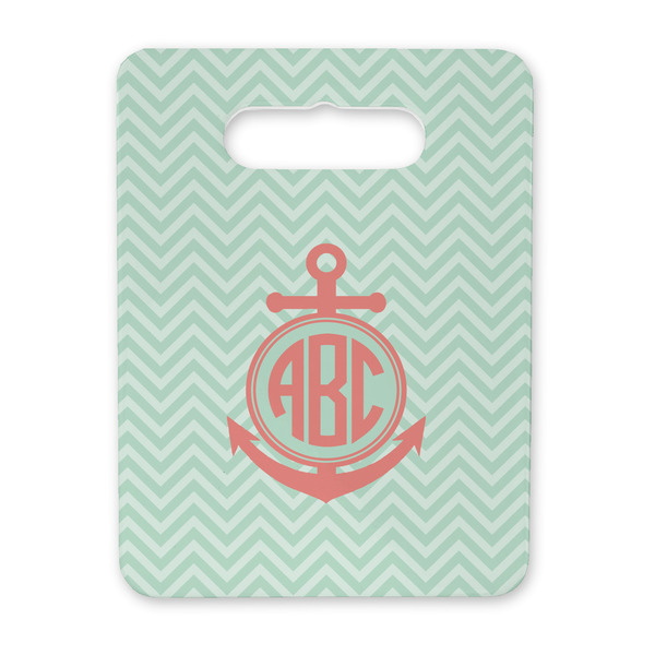 Custom Chevron & Anchor Rectangular Trivet with Handle (Personalized)