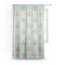 Chevron & Anchor Sheer Curtain With Window and Rod