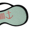 Chevron & Anchor Sleeping Eye Mask - DETAIL Large