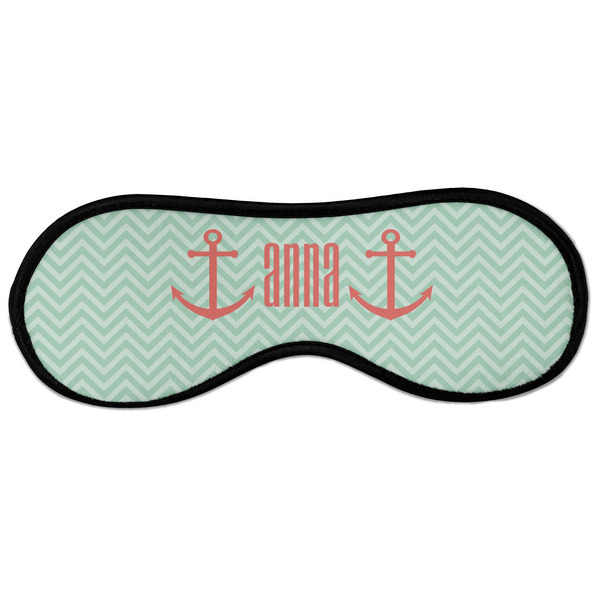 Custom Chevron & Anchor Sleeping Eye Masks - Large (Personalized)