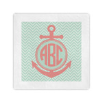 Chevron & Anchor Cocktail Napkins (Personalized)