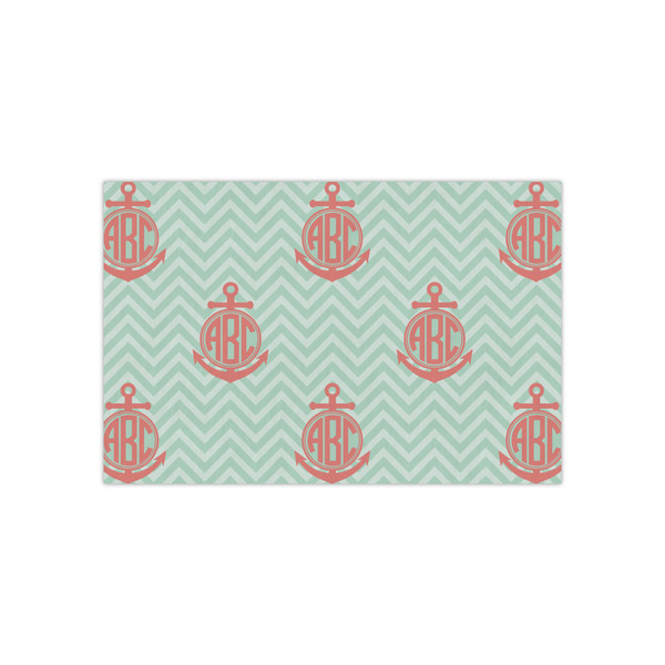 Custom Chevron & Anchor Small Tissue Papers Sheets - Heavyweight (Personalized)