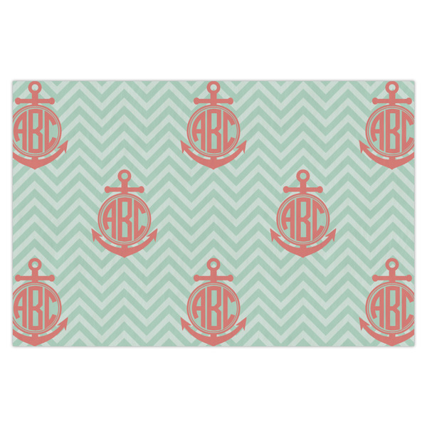 Custom Chevron & Anchor X-Large Tissue Papers Sheets - Heavyweight (Personalized)