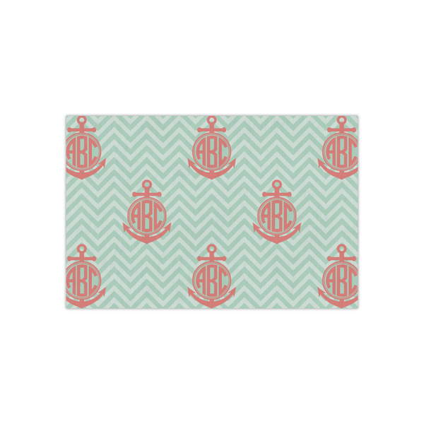 Custom Chevron & Anchor Small Tissue Papers Sheets - Lightweight (Personalized)