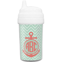 Chevron & Anchor Sippy Cup (Personalized)