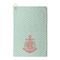 Chevron & Anchor Waffle Weave Golf Towel - Front/Main