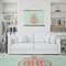 Chevron & Anchor Wall Hanging Tapestry - IN CONTEXT