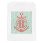 Chevron & Anchor Treat Bag (Personalized)