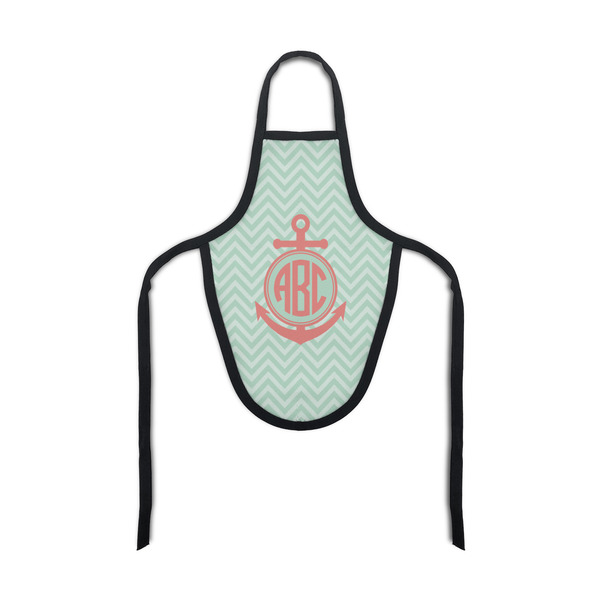 Custom Chevron & Anchor Bottle Apron (Personalized)