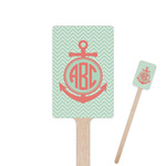 Chevron & Anchor Rectangle Wooden Stir Sticks (Personalized)