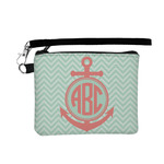 Chevron & Anchor Wristlet ID Case w/ Monogram