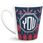 Anchors & Argyle 12 Oz Latte Mug (Personalized)