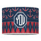 Anchors & Argyle 16" Drum Lampshade - FRONT (Poly Film)