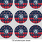 Anchors & Argyle 2" Multipurpose Round Labels - Sheet