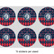 Anchors & Argyle 3" Multipurpose Round Labels - Sheet