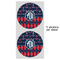 Anchors & Argyle 5" Multipurpose Round Label - Sheet