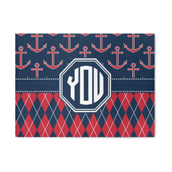 Anchors & Argyle 5' x 7' Indoor Area Rug (Personalized)